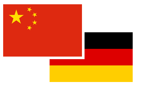 Chinese German flag
